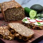 Saatenbrot Körnerbrot Rezept ohne Mehl - Low Carb glutenfrei vegan - Rezept Saatenbrot ohne Mehl - Glutenfrei - Vegan und perfekt für die Low-Carb Ernährung - einfaches Rezept - gelingt immer